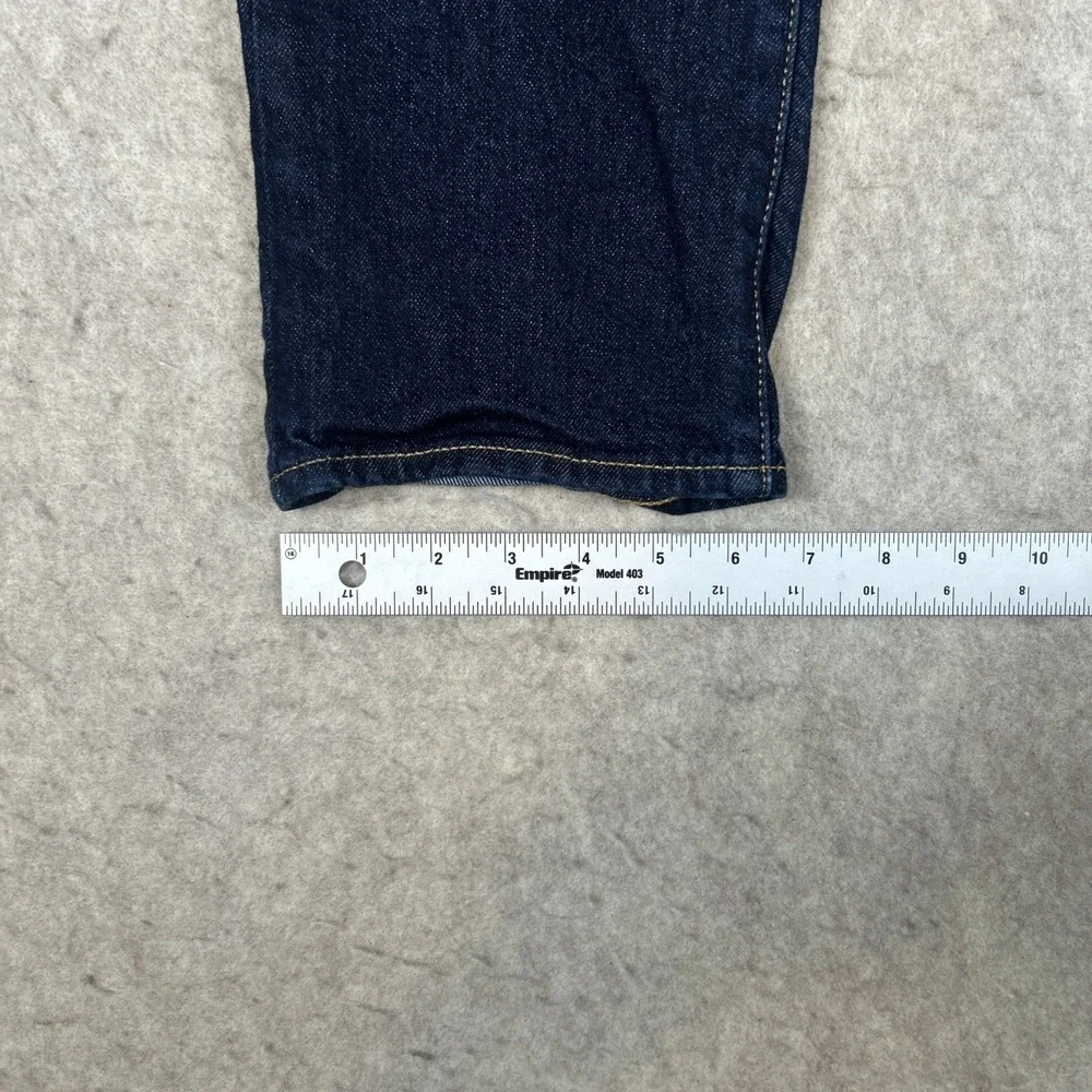 Men's Dark Blue Straight-Leg Jeans